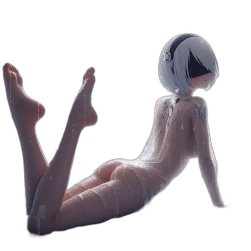 robot, creature, dress, mask, concept art, 3d render, fantasy art, cyberpunk transparent PNG cut-out