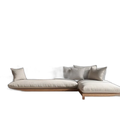 furniture, 3d render, photorealistic, earth tones transparent PNG cut-out