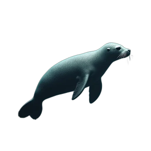 animal, creature, staff, 3d render, concept art, pixel art, photorealistic, underwater transparent PNG cut-out