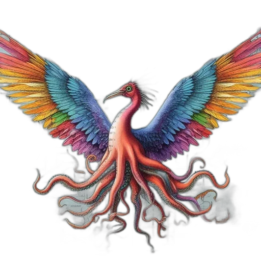 dragon, animal, creature, jewelry, fantasy art, concept art, watercolor, 3d render transparent PNG cut-out