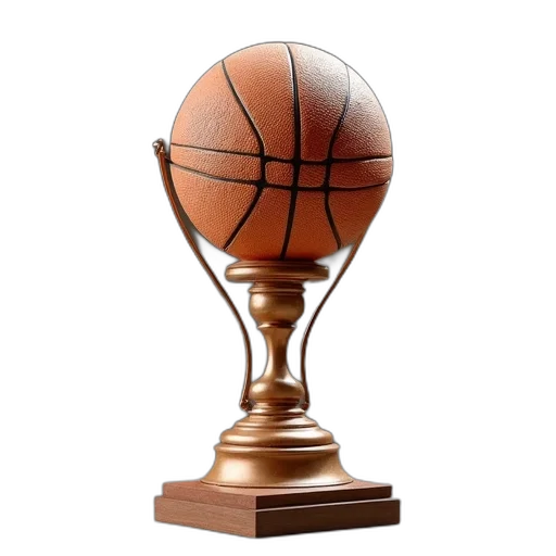 crown, 3d render, photorealistic, basketball transparent PNG cut-out