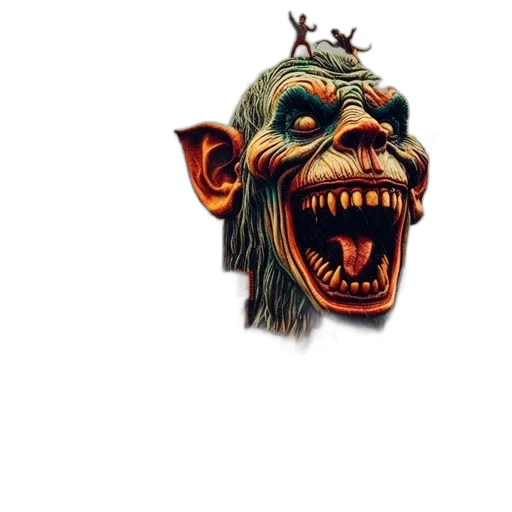 mask, creature, crown, face, concept art, 3d render, photorealistic, fantasy art transparent PNG cut-out