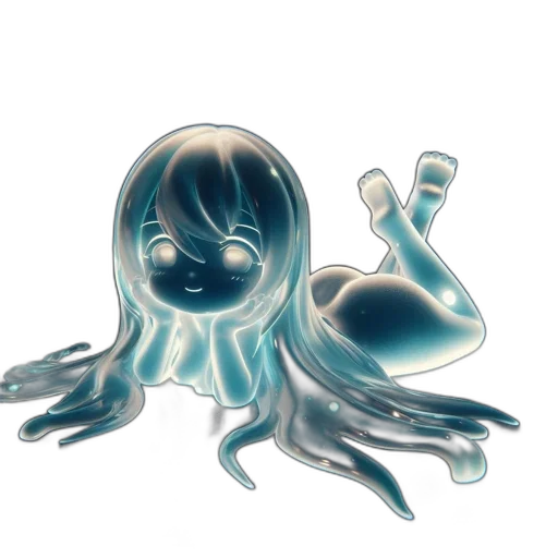 creature, hair, animal, mask, concept art, watercolor, 3d render, pixel art transparent PNG cut-out