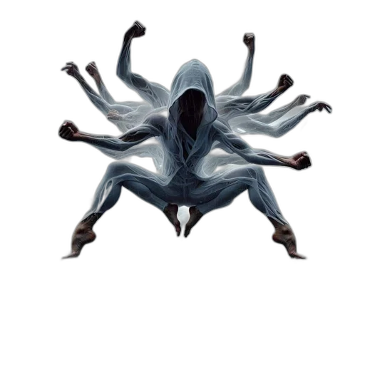 creature, animal, mask, robot, concept art, 3d render, pixel art, fantasy art transparent PNG cut-out