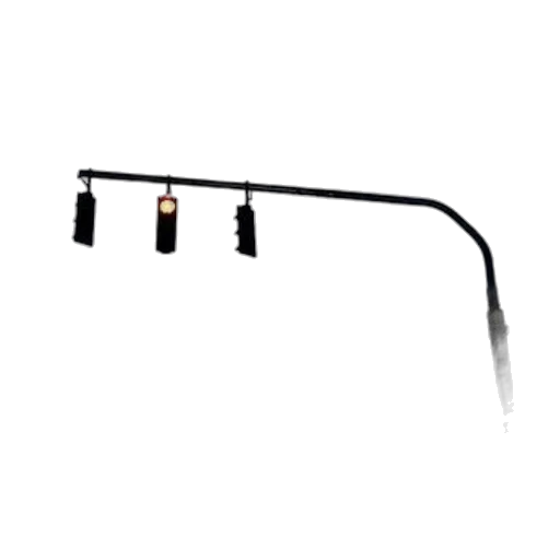 staff, weapon, jewelry, crown, 3d render, traffic, light, yellow transparent PNG cut-out