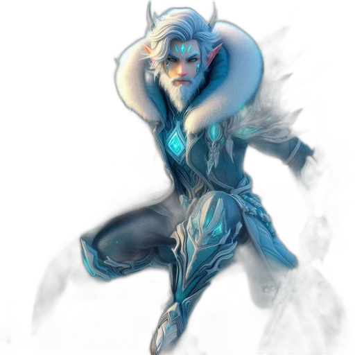 staff, dragon, concept art, fantasy art, comic book art, 3d render, blue, pastel transparent PNG cut-out