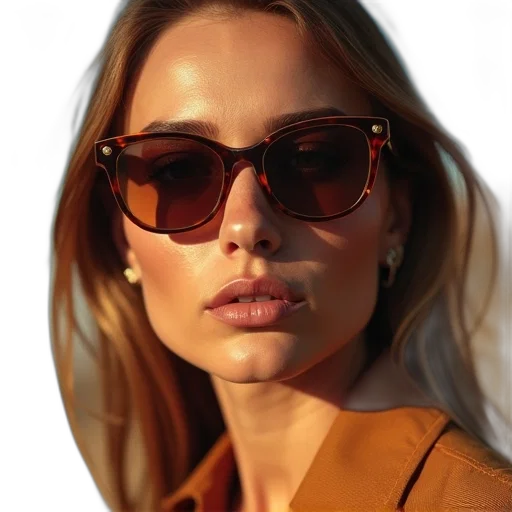 face, jacket, photorealistic, earth tones transparent PNG cut-out