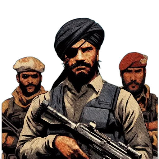 weapon, comic book art, pixel art, concept art, cartoon, illustration, features, three transparent PNG cut-out