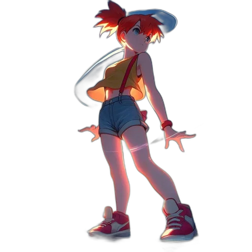 jacket, dress, weapon, hat, concept art, pixel art, 3d render, anime transparent PNG cut-out