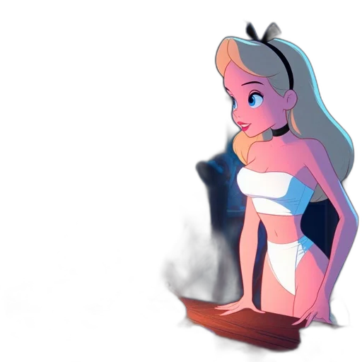 dress, 3d render, concept art, cartoon, fantasy art, underwater, fire, neon lights transparent PNG cut-out
