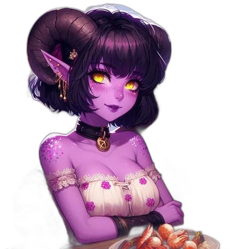 food, dress, jewelry, creature, fantasy art, concept art, pixel art, watercolor transparent PNG cut-out
