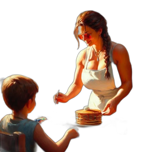 jewelry, food, oil painting, photorealistic, concept art, pixel art, sunset, fire transparent PNG cut-out