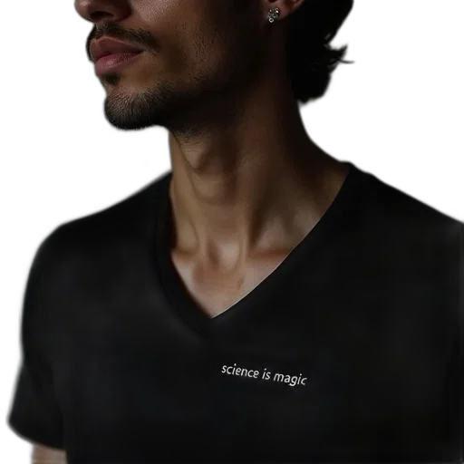 face, jacket, staff, jewelry transparent PNG cut-out