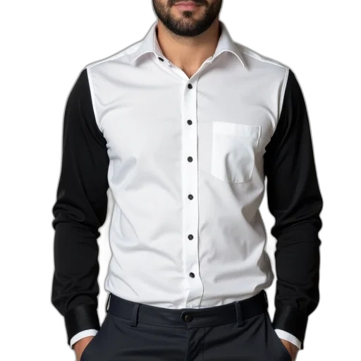 jacket, staff, 3d render, photorealistic transparent PNG cut-out