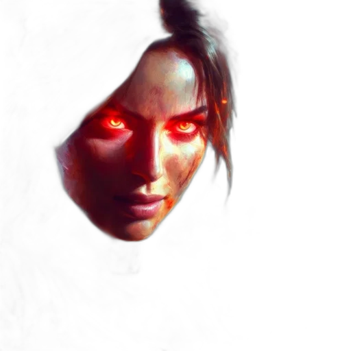 face, mask, robot, creature, concept art, photorealistic, fantasy art, comic book art transparent PNG cut-out
