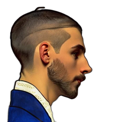 face, hair, staff, mask transparent PNG cut-out
