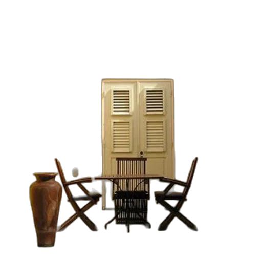 furniture, robot, staff, shoes transparent PNG cut-out