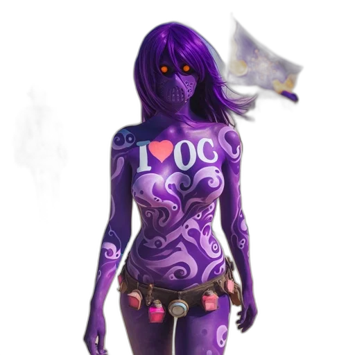 dress, staff, robot, jewelry, concept art, fantasy art, cyberpunk, 3d render transparent PNG cut-out