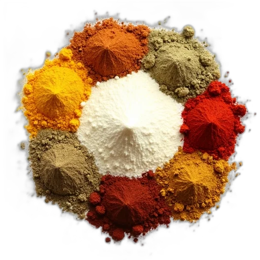 food, colorful, earth tones, golden, red, collection, various, spices transparent PNG cut-out