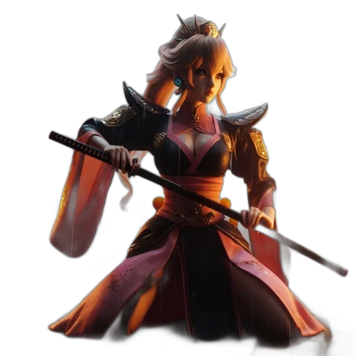 staff, sword, weapon, dragon, concept art, fantasy art, 3d render, pixel art transparent PNG cut-out