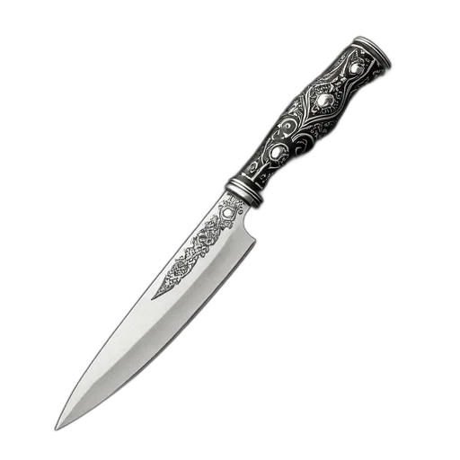 sword, weapon, staff, jewelry, 3d render, photorealistic, fantasy art, silver transparent PNG cut-out