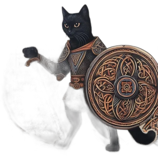 sword, staff, weapon, animal, fantasy art, concept art, 3d render, photorealistic transparent PNG cut-out