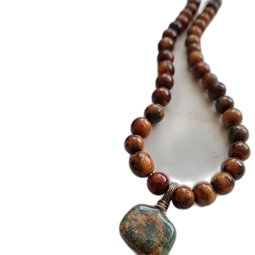 jewelry, staff, earth tones, two transparent PNG cut-out