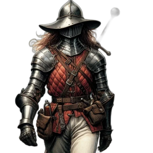 sword, staff, hat, concept art, fantasy art, comic book art, pixel art, red transparent PNG cut-out