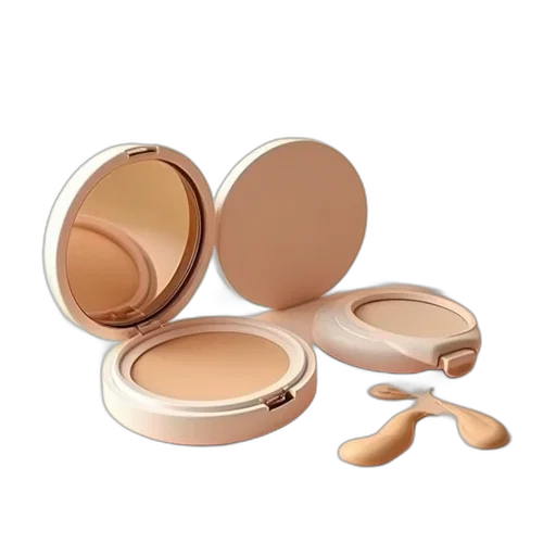 jewelry, golden, earth tones, set, three, compact, foundation, kits transparent PNG cut-out
