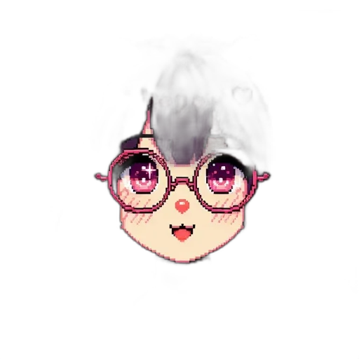mask, face, hat, staff, pixel art, anime, cartoon, fantasy art transparent PNG cut-out