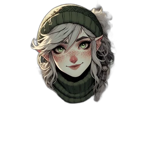 hat, face, mask, jewelry, watercolor, pixel art, fantasy art, concept art transparent PNG cut-out