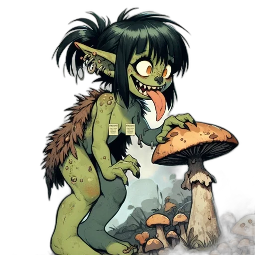 creature, dragon, concept art, comic book art, fantasy art, cartoon, anthropomorphic, green transparent PNG cut-out
