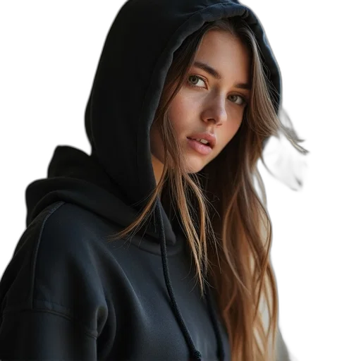 jacket, face, dress, hat transparent PNG cut-out