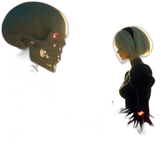mask, crown, creature, hat, concept art, 3d render, fantasy art, pixel art transparent PNG cut-out