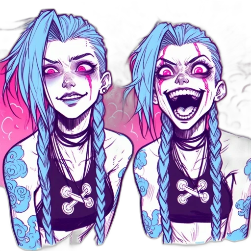 cyberpunk, concept art, cartoon, comic book art, blue, neon, pastel, colorful transparent PNG cut-out
