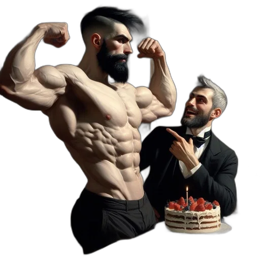 food, concept art, pixel art, photorealistic, fantasy art, group, people, share transparent PNG cut-out