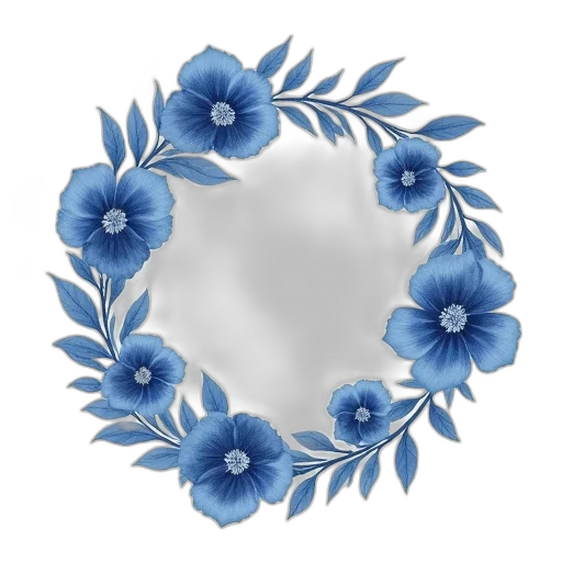 flower, crown, jewelry, photorealistic transparent PNG cut-out