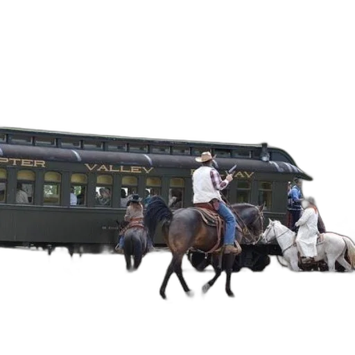 concept art, group, people, horses transparent PNG cut-out