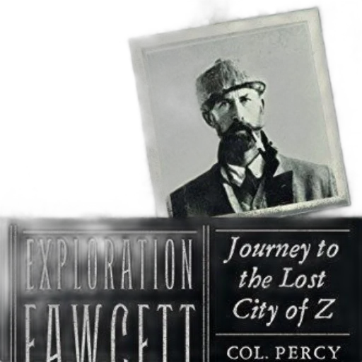 exploration, fawcett, journey, lost, city, col, percy, featuring transparent PNG cut-out