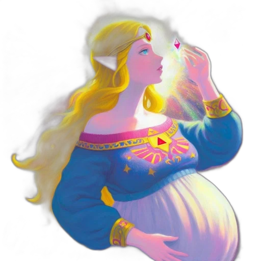 dress, crown, jewelry, face, concept art, fantasy art, 3d render, pixel art transparent PNG cut-out