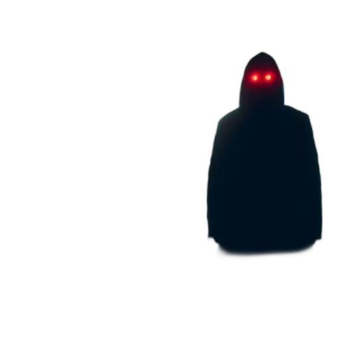 mask, robot, jacket, hat, concept art, 3d render, pixel art, outer space transparent PNG cut-out