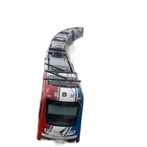 car, weapon, 3d render, photorealistic, red, white, blue, train transparent PNG cut-out