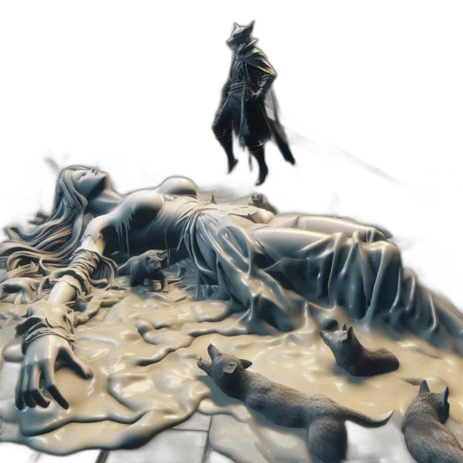 dragon, animal, creature, concept art, fantasy art, 3d render, photorealistic, underwater transparent PNG cut-out