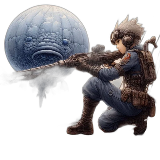 weapon, staff, concept art, fantasy art, pixel art, comic book art, outer space, young transparent PNG cut-out