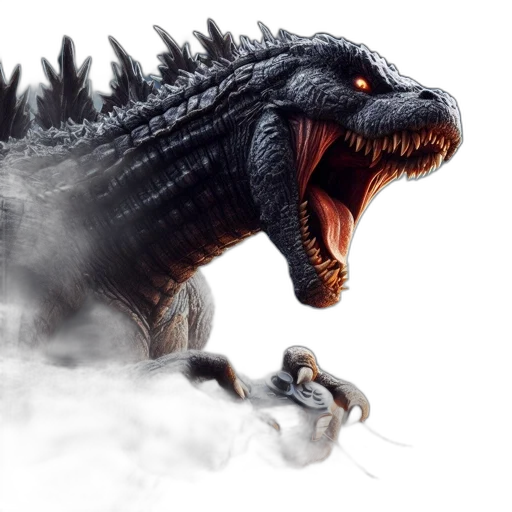 dragon, creature, animal, concept art, photorealistic, fantasy art, 3d render, fire transparent PNG cut-out