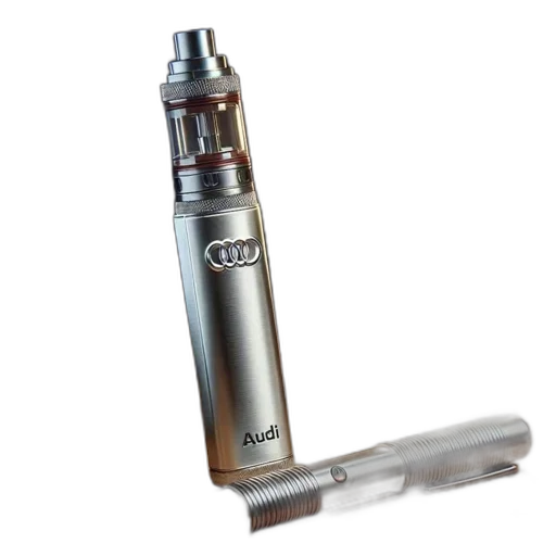 staff, photo, luxury, electronic, device, silver, vape, pen transparent PNG cut-out