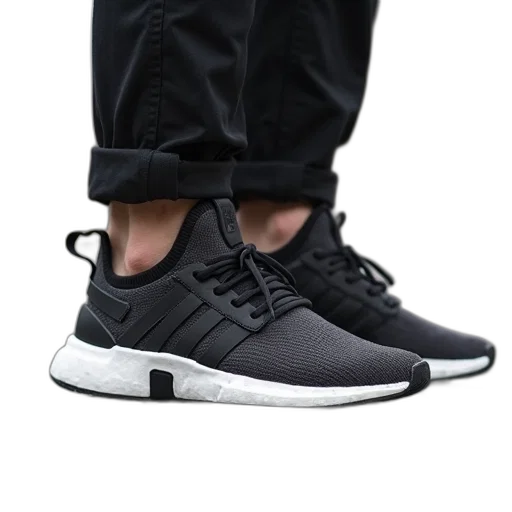 shoes, dark, monochrome, pair transparent PNG cut-out