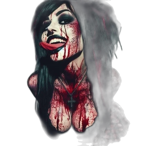 face, mask, fantasy art, comic book art, photorealistic, concept art, dark, red transparent PNG cut-out