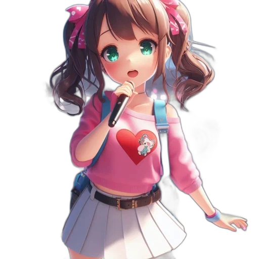 dress, face, staff, creature, anime, pixel art, cartoon, concept art transparent PNG cut-out