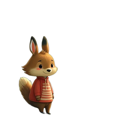 animal, dress, staff, jacket, 3d render, concept art, photorealistic, fantasy art transparent PNG cut-out